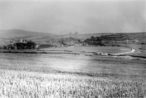 Looking down from North Hill (behind Barr Lane)